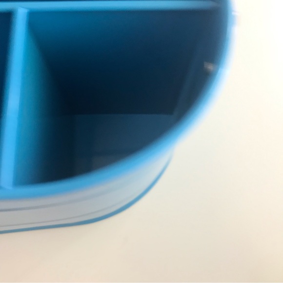 TARGET - Turquoise Enameled Metal Utensil Caddy & Countertop Flatware Organizer - Picture 9 of 16